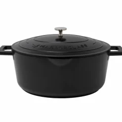 Gryta oval 6 liter, mattsvart