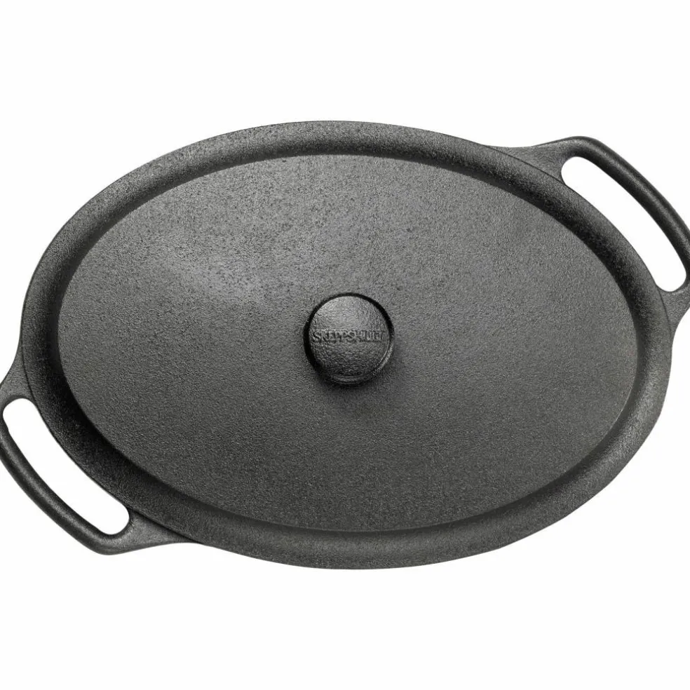 Gryta oval 6 liter Med Järnlock