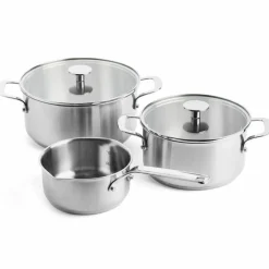 Grytset 3 delar, rostfritt stål