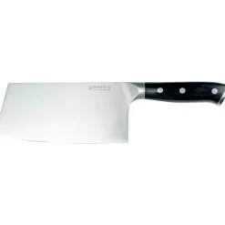 Hackkniv 18 cm, svart