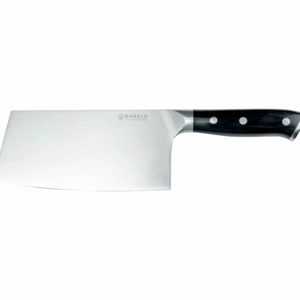 Hackkniv 18 cm, svart
