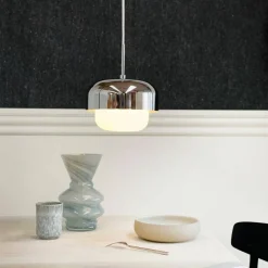 Haipot pendellampa D23, krom