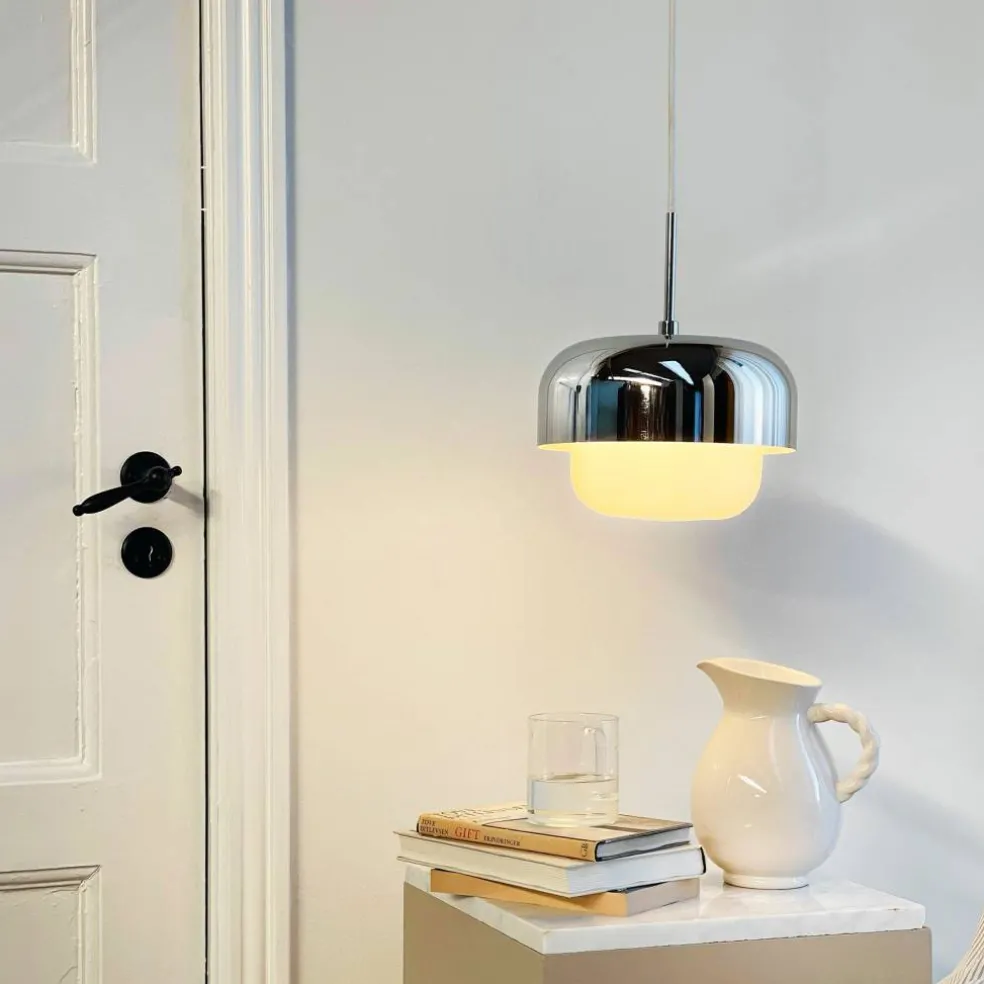 Haipot pendellampa D23, krom