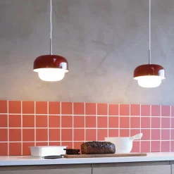 Haipot pendellampa D23, krom