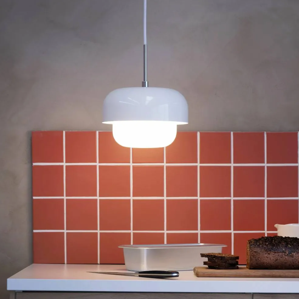 Haipot pendellampa D23, krom