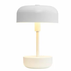 Haipot portabel LED-bordslampa, mörkröd