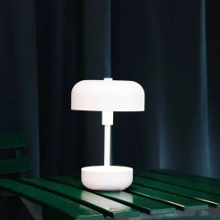 Haipot portabel LED-bordslampa, vit