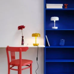 Haipot portabel LED-bordslampa, vit