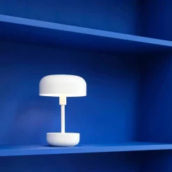 Haipot portabel LED-bordslampa, vit