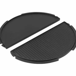 Halv vändbar grillplatta, XL