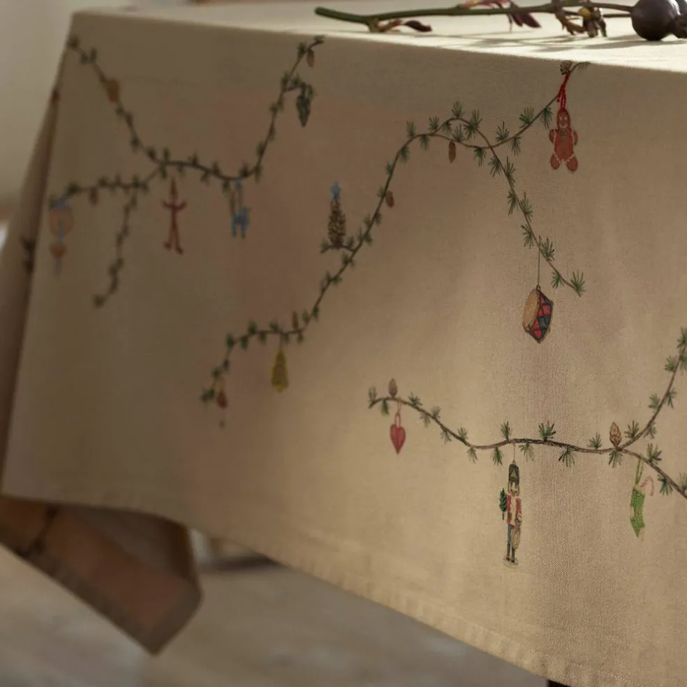 Hammershøi Christmas duk 150 × 270 cm, sand