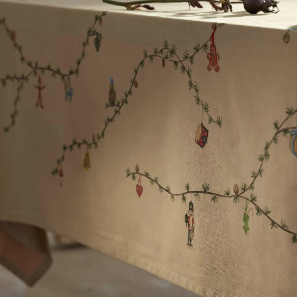 Hammershøi Christmas duk 150 × 370 cm, sand