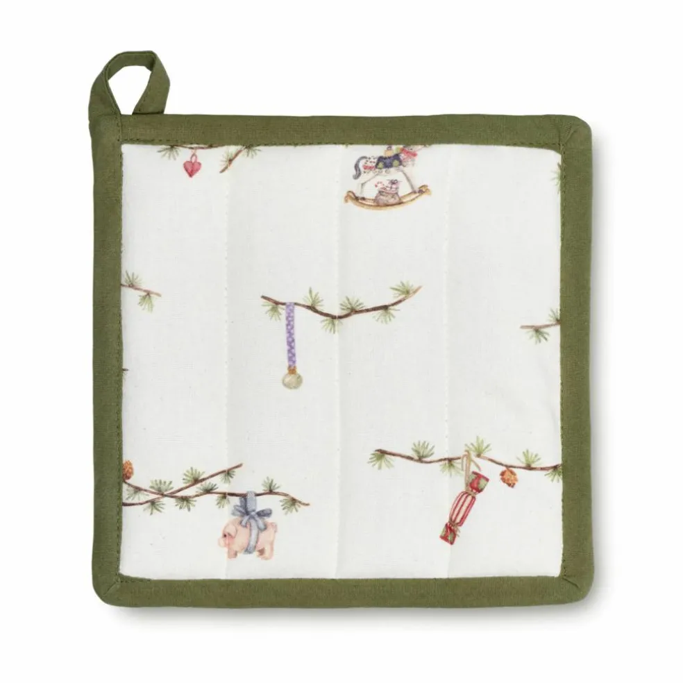 Hammershøi Christmas grytlapp 22 × 22 cm, vit