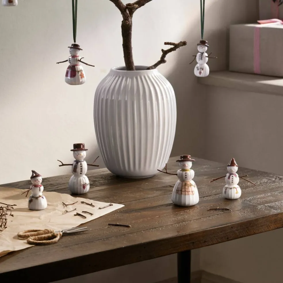 Hammershøi Christmas julhänge snögubbe 9,5 cm