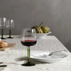Hammershøi rödvinsglas, Ø 9,5 cm, 2 st, grön