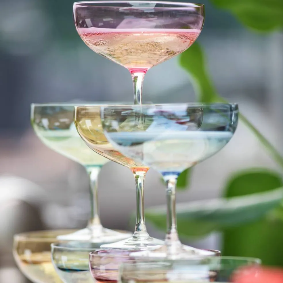 Happy cocktailglas 28 cl, blå