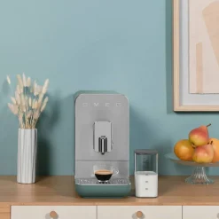 Helautomatisk espressomaskin, emerald green