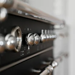 HER95I2ENET2 Heritage induktionsspis 90 cm med 5 zoner och 2 ugnar, mattsvart