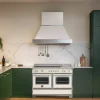HER125I2ENET2 Heritage induktionsspis 120 cm med 5 zoner, elektriskt stekbord och 2 ugnar, mattsvart