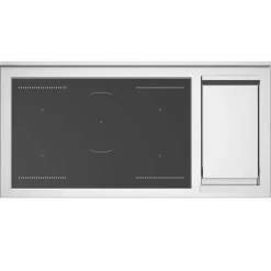 HER125I2ENET2 Heritage induktionsspis 120 cm med 5 zoner, elektriskt stekbord och 2 ugnar, mattsvart