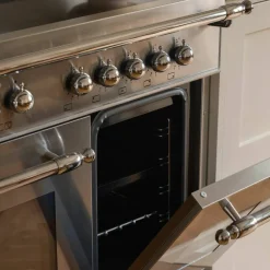 HER95I2EXC2 Heritage induktionsspis utan dekorram 90 cm med 5 zoner och 2 ugnar, rostfritt stål