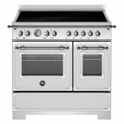 HER95I2EXT2 Heritage induktionsspis 90 cm med 5 zoner och 2 ugnar, rostfritt stål