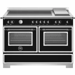 HER125I2EXT2 Heritage induktionsspis 120 cm med 5 zoner, elektriskt stekbord och 2 ugnar, rostfritt stål