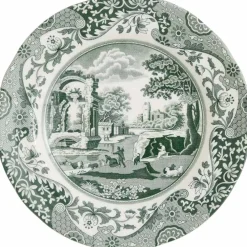 Heritage Green Italian assiett 15 cm, grön/vit