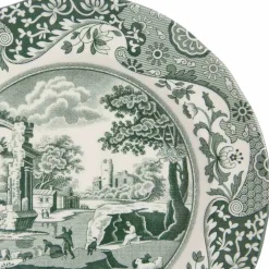 Heritage Green Italian assiett 15 cm, grön/vit