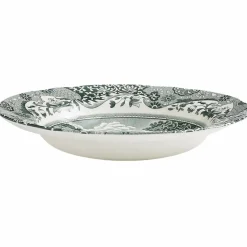 Heritage Green Italian djup tallrik 23 cm, grön/vit