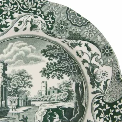 Heritage Green Italian djup tallrik 23 cm, grön/vit