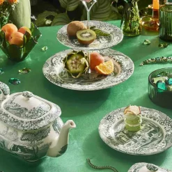 Heritage Green Italian kakfat 2-vånings, grön/vit