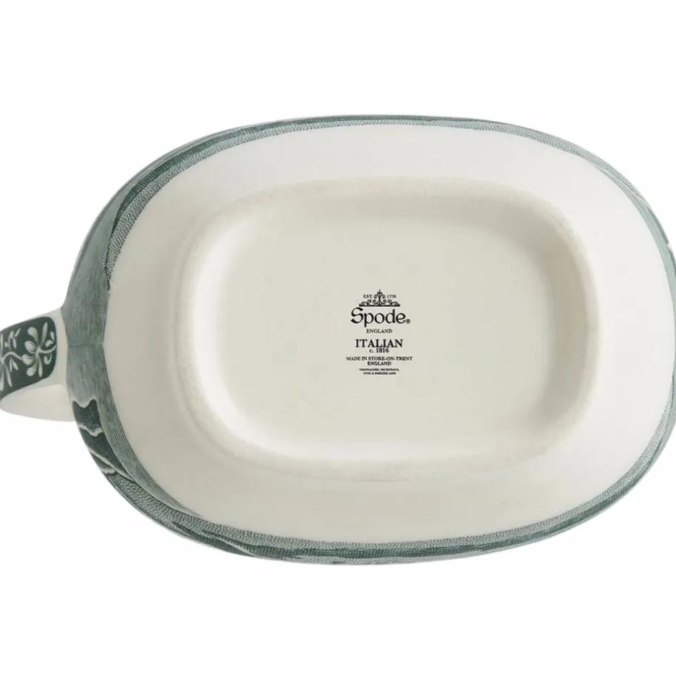 Heritage Green Italian mjölkkanna 22 cl, grön/vit