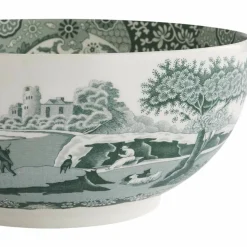 Heritage Green Italian serveringsskål 27,5 cm, grön/vit