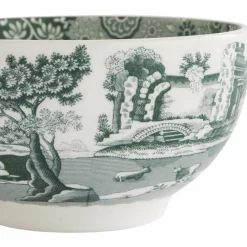 Heritage Green Italian skål 15 cm, grön/vit