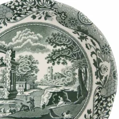 Heritage Green Italian skål 15 cm, grön/vit