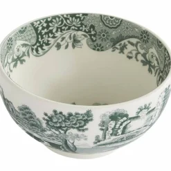Heritage Green Italian skål 15 cm, grön/vit