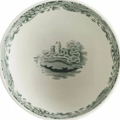 Heritage Green Italian skål 11 cm, grön/vit