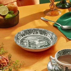 Heritage Green Italian skål 11 cm, grön/vit
