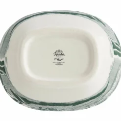 Heritage Green Italian sockerskål med lock 25 cl, grön/vit