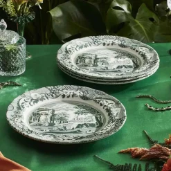 Heritage Green Italian tallrik 20 cm, grön/vit