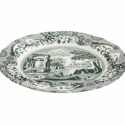 Heritage Green Italian tallrik 27 cm, grön/vit
