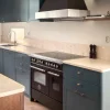 Heritage vitvarupaket 90 cm, matt svart/rostfritt stål