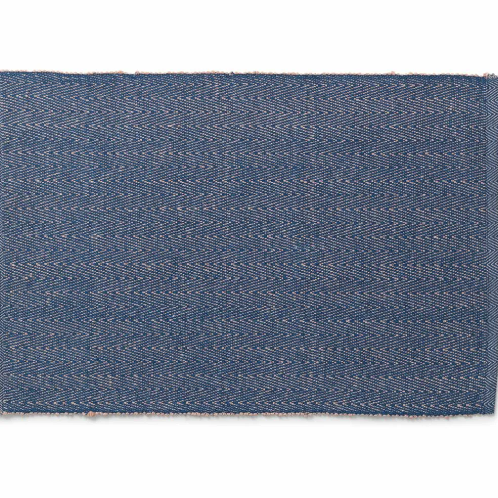 Herringbone bordstablett, blå