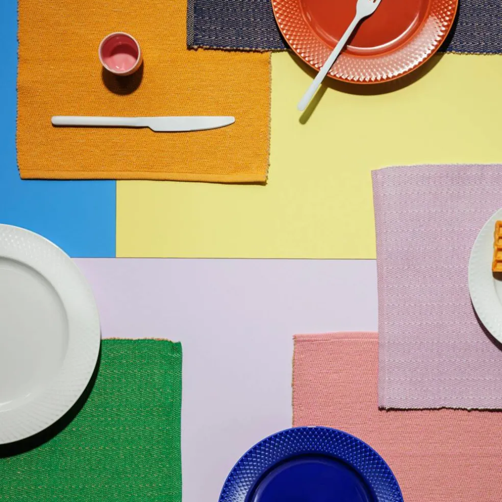 Herringbone bordstablett, lila