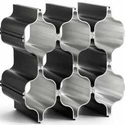 Hex vinställ, 3-pack, svart