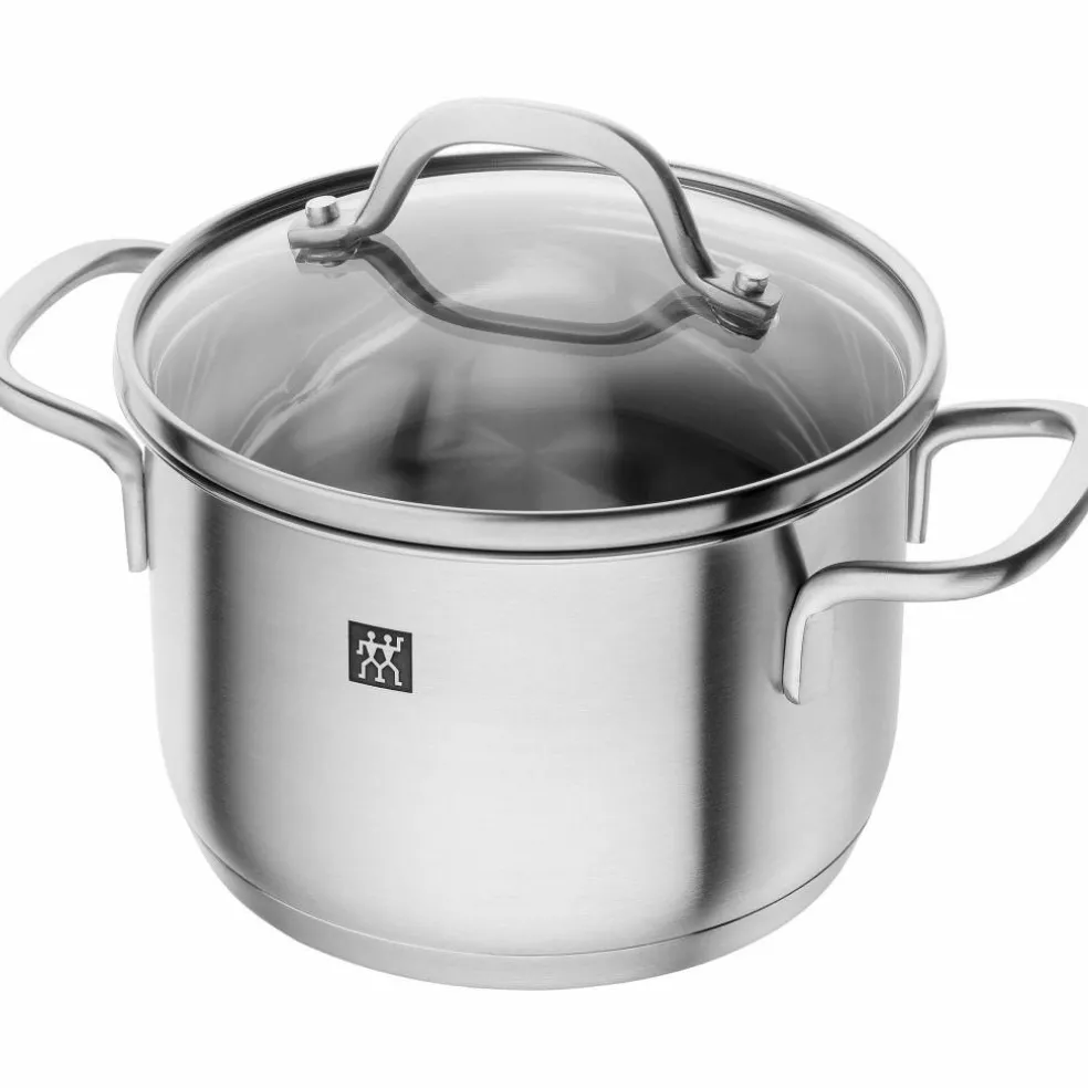 Hög Gryta m/glaslock 14 cm