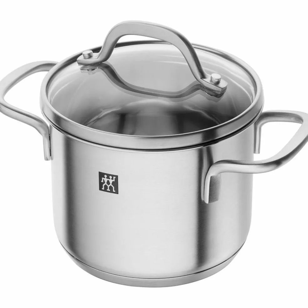 Hög Gryta m/glaslock 14 cm