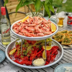 Hög Skaldjursplatå 3 Delar