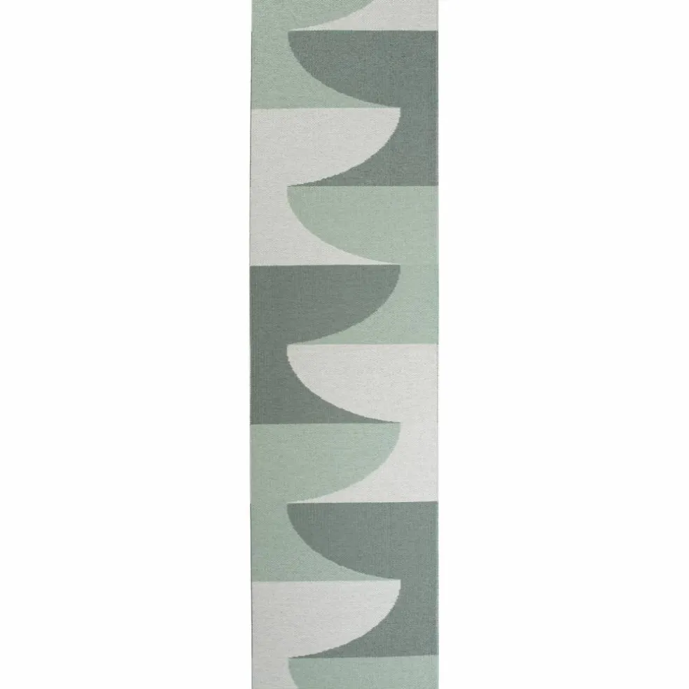 Hill matta 70 × 270 cm, army/mint/grey